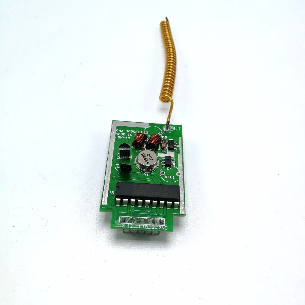 

High power transmitter module 4000 m 315M/433M band coding can be used as a simple co channel jammer.