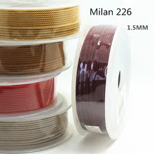 1.5mm sistema de DIY hilo De Seda cielo milan cable Joyería y embalaje y zapatos cuerda de Collares y Pulseras cordones No.20 ~ 38 colores