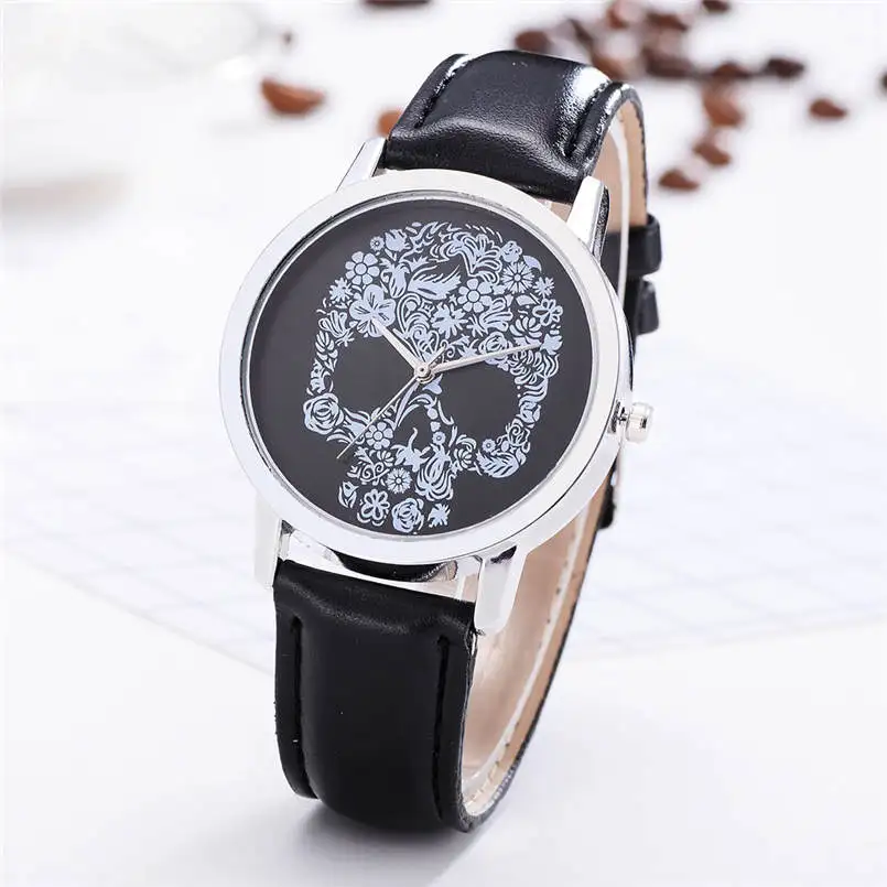 Горячая Распродажа товары Luxury Fashion кожаный ремешок аналоговые кварцевые наручные часы круглые простые повседневная женская обувь часы