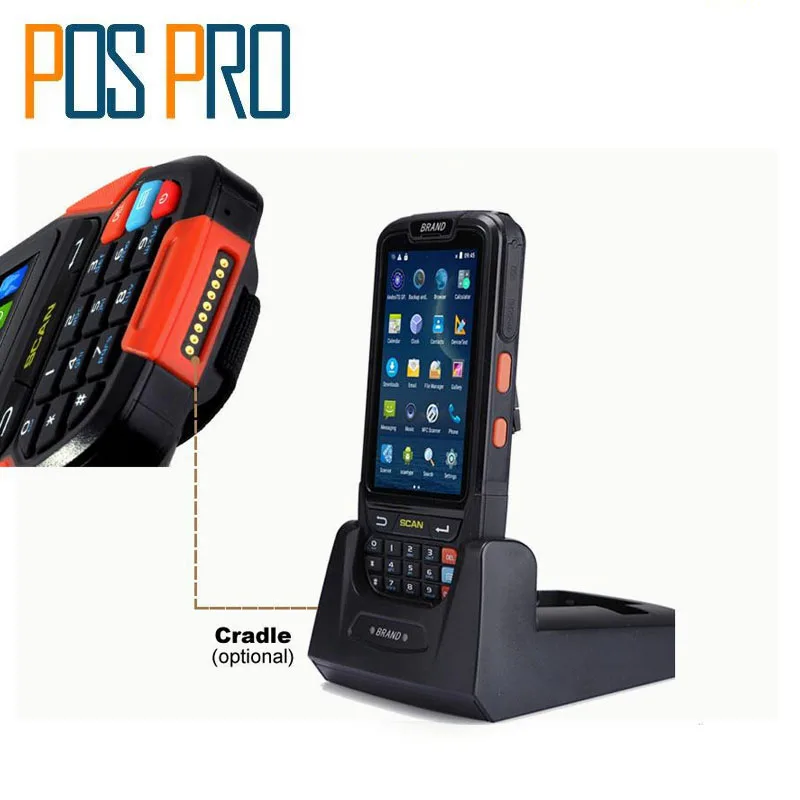 IPDA018 Free ship POS Terminal 2D handheld bluetooth 4 0 3g 4g Waterproof Mini Barcode Scanner