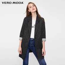 Vero Moda Women's Slim Fit Medium Length Single-button Long Jacket Blazer | 318308502