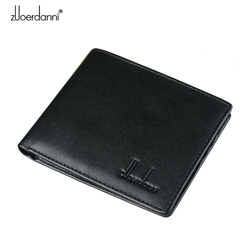 Mens Wallet Soft PU Leather Removable ID Card Case Bifold Passcase Slim Purse