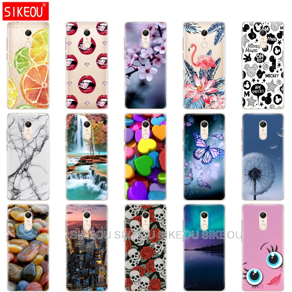 Silicone case For Coque Xiaomi Redmi 5 plus case 5.99 Back Cover For xiaomi redmi 5 case 5.7 inch coque funda bumper housing bag