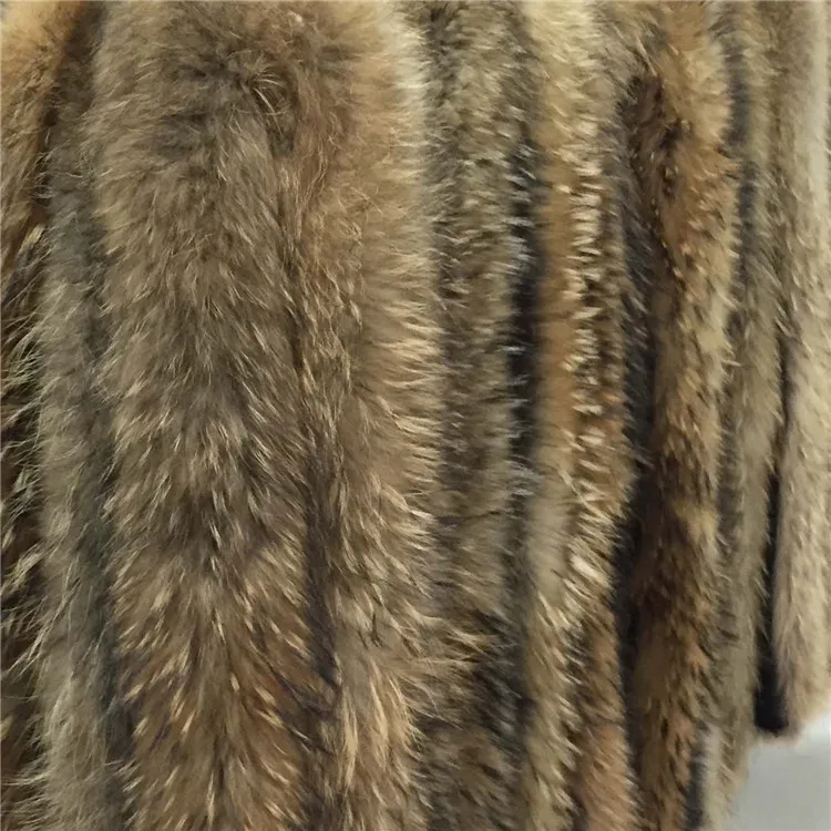 60 см натуральный мех енота оптовая продажа модная шляпа меховая ткань|fur fabric|real fur