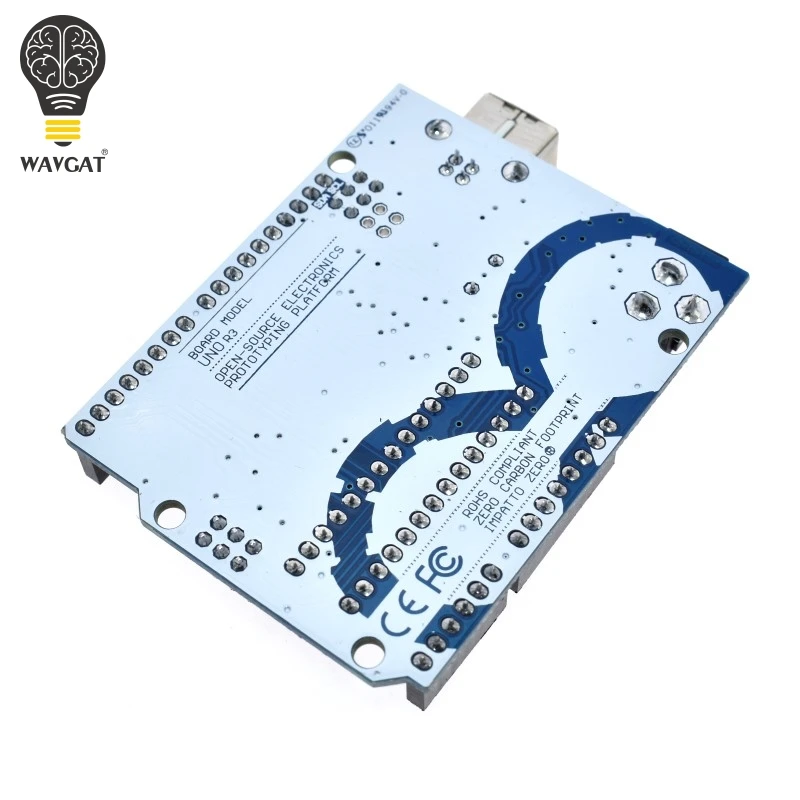 WAVGAT умная электроника UNO R3 MEGA328P ATMEGA16U2 макетная плата без кабеля USB Diy стартовый комплект