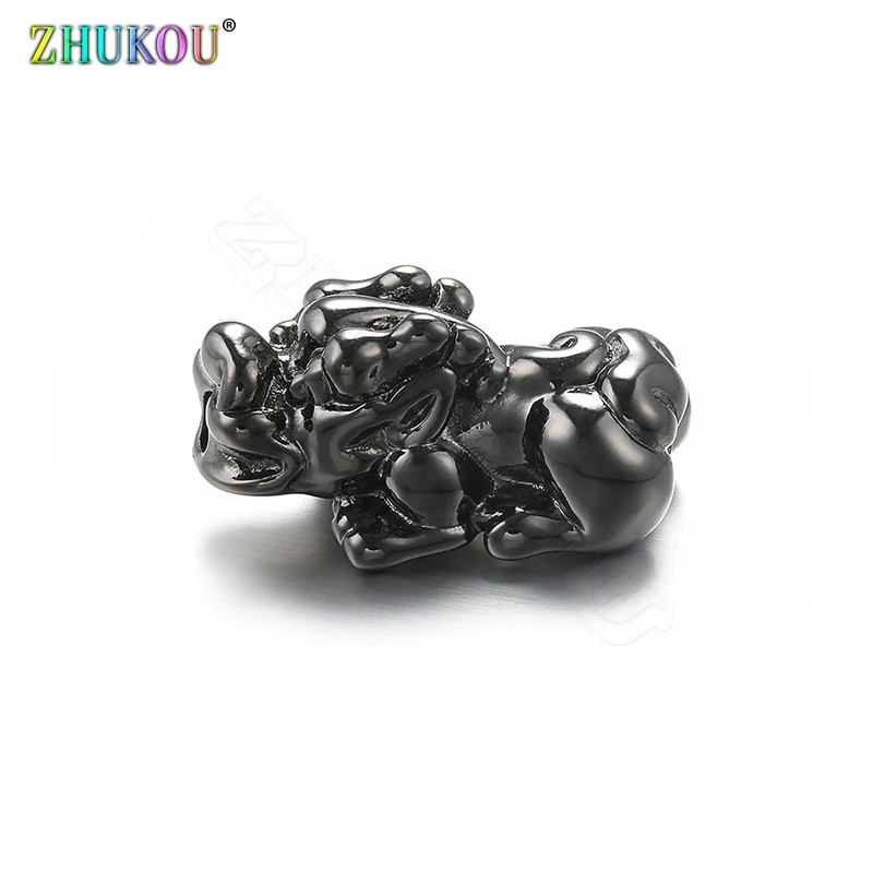 

12*25mm Glittering Mythical PiXiu Pendants Cubic Zirconia Spacer Beads DIY Triangle Jewelry Bracelet Necklace Making,Model:PZ6