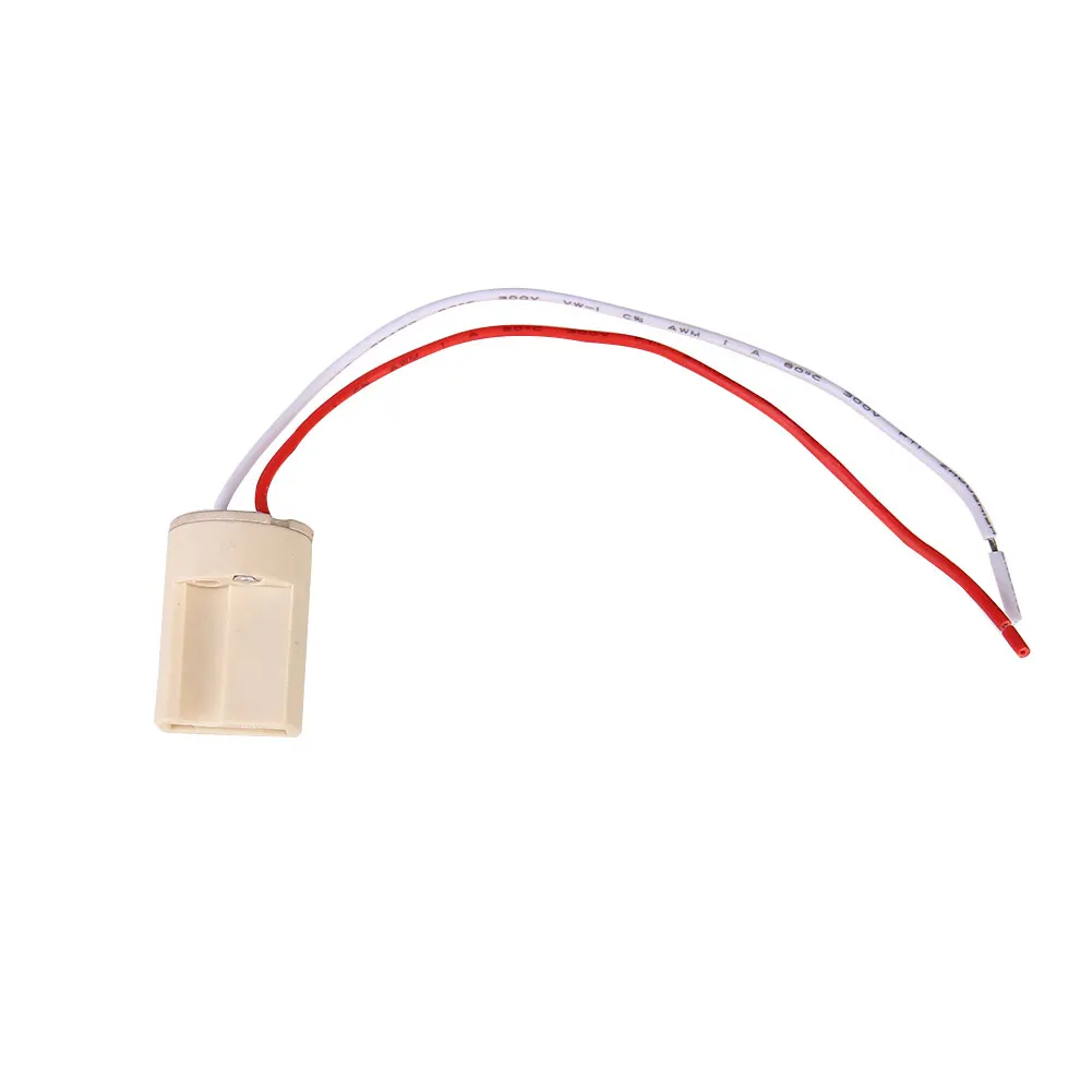 

G9 Socket Connector Adapter For LED Lamp Bulb Holder Beige Yellow 15CM Wire