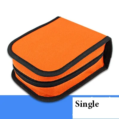 Набор наружной посуды из нержавеющей стали, ложка, вилка, дорожный набор, набор для пикника, одинарный двойной набор посуды, принадлежности - Цвет: orange single