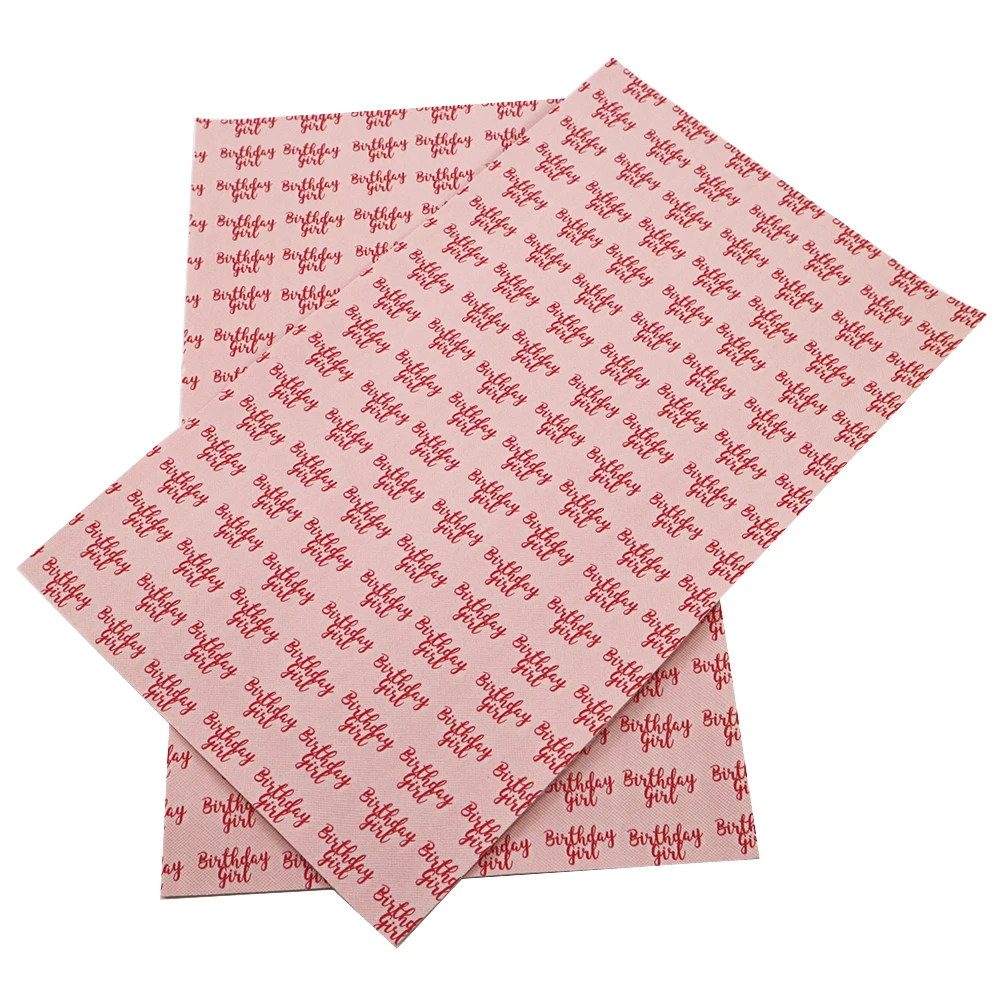 

David accessories 20*34cm letter faux artificial Synthetic leather fabric hair bow diy decoration crafts 1piece,1Yc3684