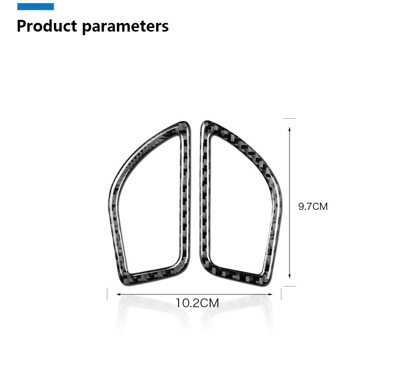 Скорости полета для BMW F20 F21 1 серии 118i аксессуары из углеродного волокна для кондиционера в салоне выходное отверстие накладка 3D наклейки для автомобиля