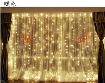

[Seven Neon]2x2/3x3/6x3m 300leds leds icicle Lights String curtain Fairy Light,LED String Light for Christmas/Halloween/Wedding