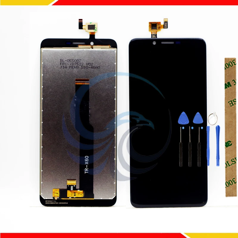 Скидка Протестированный ЖК экран для DOOGEE X60L ЖК дисплей с сенсорным экраном в сборе