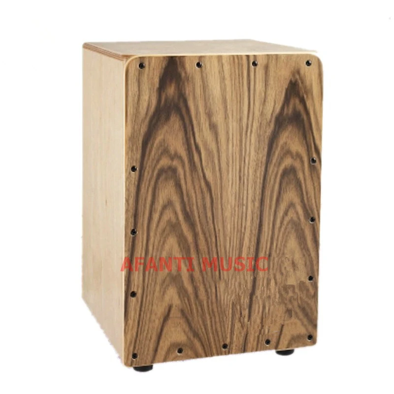 Afanti Music Ebony / Birch Wood / Natural Cajon (KHG-116)