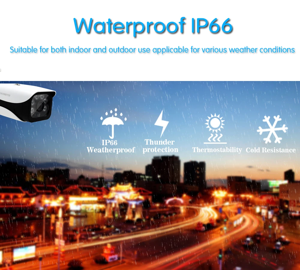  HKIXDISTE 8CH POE cámara CCTV SISTEMA DE 5.0MP NVR Kit 4MP bala cámara IP POE seguridad al aire lib