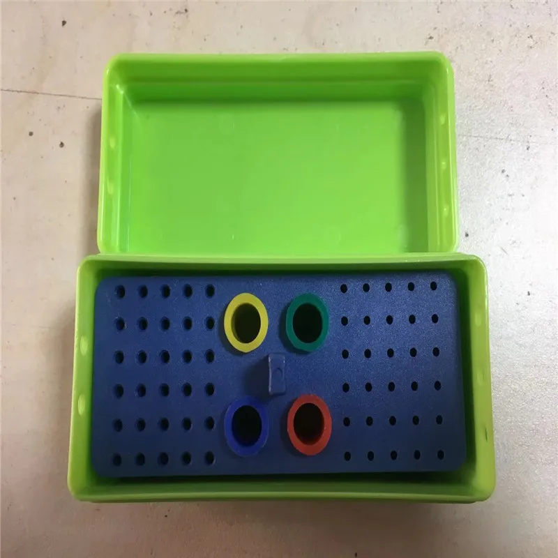 

A0293 Dental Sterilize Plastic 72 holes endo box endodontic box autoclavable box