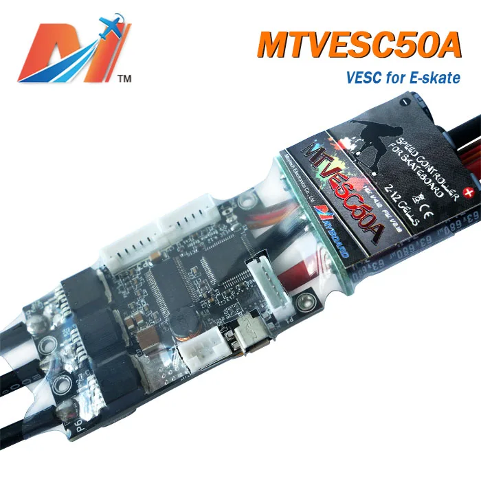  Maytech 6374 170KV Dual driver elektrisches skateboard motor und SuperESC basierend auf VESC vedder