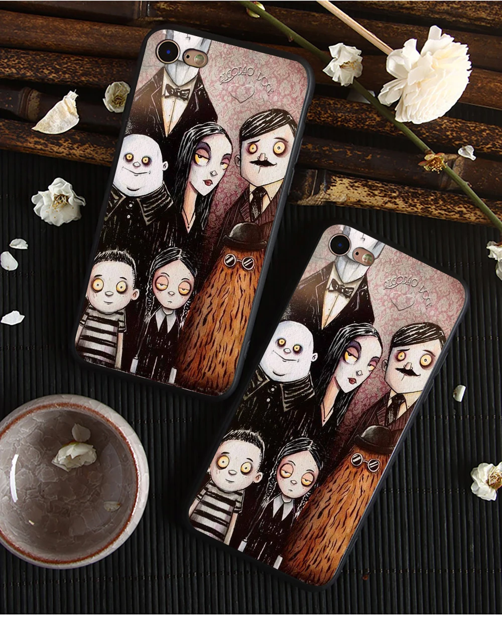 Weday Addams family чехол для телефона Apple iPhone 8 7 6 6S Plus X 5 5S 5C Мягкий Силиконовый Модный чехол - Цвет: 10134