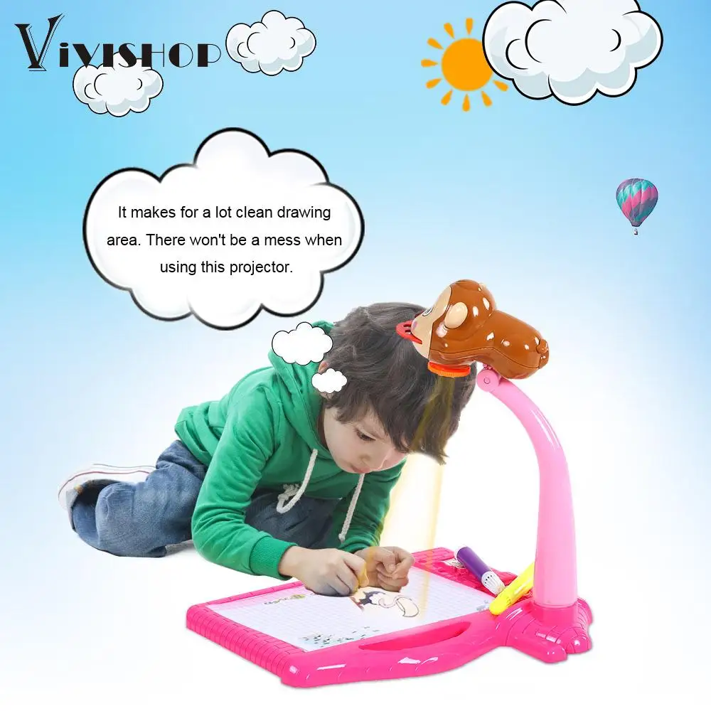 new multi functional kids drawing toys electric projector lamp coloring and painting projection drawing machine educational toys - Color Copy Machine new multi functional kids drawing toys electric projector lamp coloring and painting projection drawing machine educational toys - Color Copy Machine