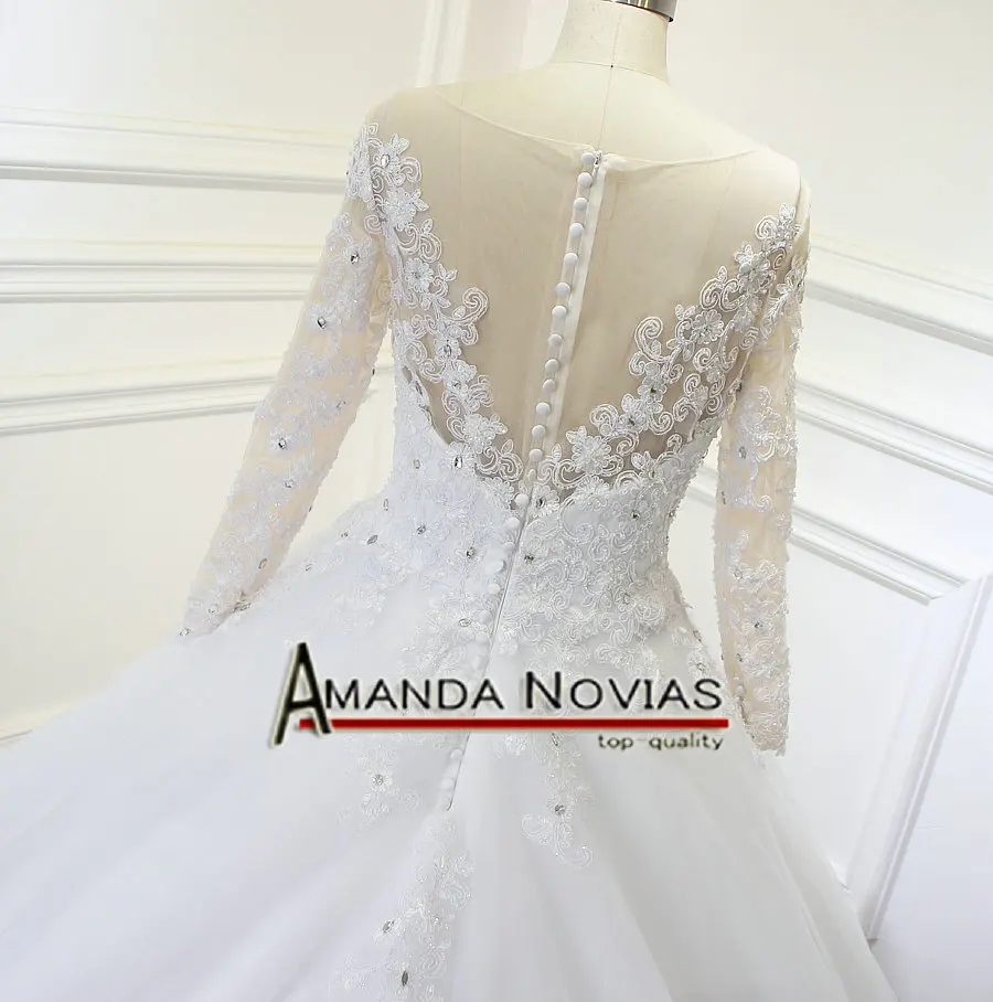 Новинка года свадебное платье Элегантное Совок цвета слоновой кости белое свадебное платье принцессы vestido de noiva
