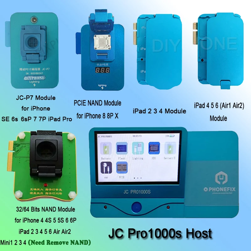 Плата JC Pro1000S P7pro P11 NAND программатор жесткий диск последовательное чтение записи
