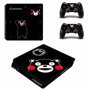 

Kumamon PS4 Slim Skin Sticker For Sony PlayStation 4 Console and 2 Controllers PS4 Slim Skins Sticker Decal Vinyl