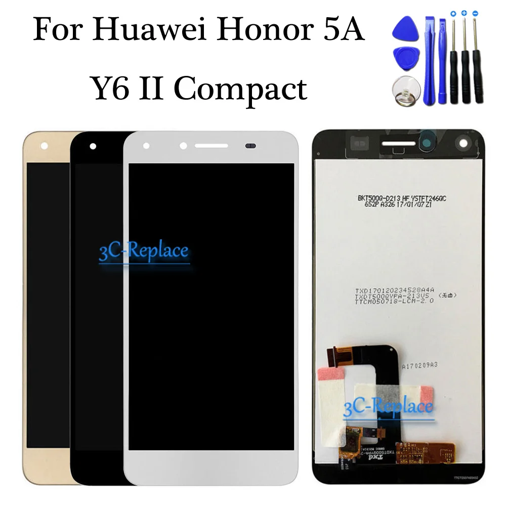 5 0 дюймов для Huawei Honor 5A Y6 II компактный LYO-L01 LYO-L21 Сенсорный экран планшета Стекло