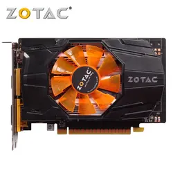 ZOTAC видеокарта GeForce GTX 650 1 GB 128Bit GDDR5 Графика карты для nVIDIA оригинальные GTX650 Интернет edition 1GD5 VGA, Hdmi, Dvi