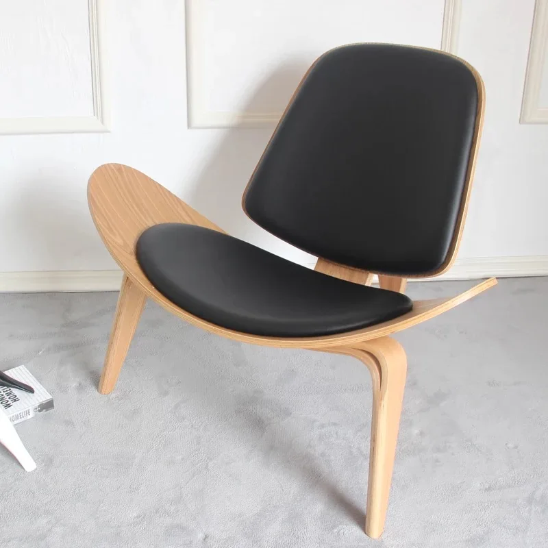 Бесплатная доставка U BEST датские лаундж обивка Hans Wegner Стиль крыло Улыбающееся