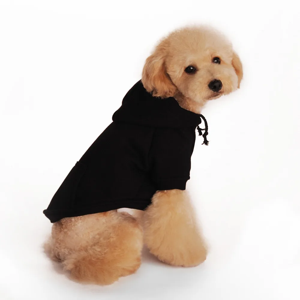 Щенок Одежда для собак свитер с капюшоном Костюм Собака одежда хлопок 4 цвета Размеры XS/S/M товары для животных для щенка чихуахуа Тедди