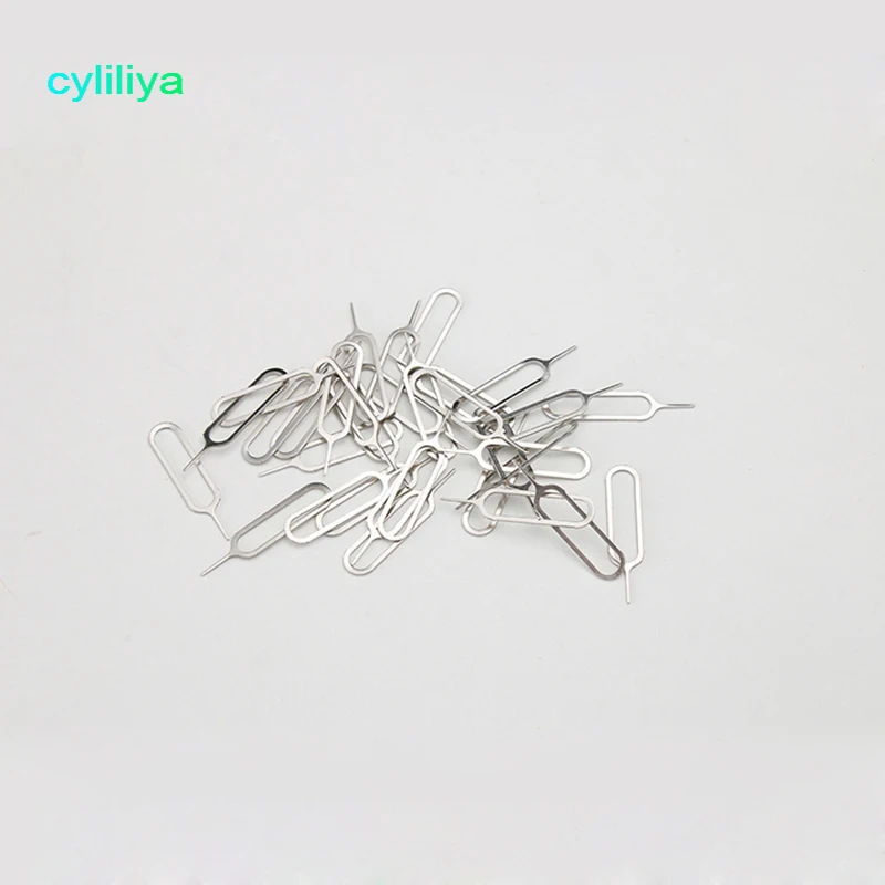 Cyliliya металлические штыри извлечение сим-карты спицы для вязания для iPhone 7 6 5 5S для мобильных телефонов 5000 шт/партия