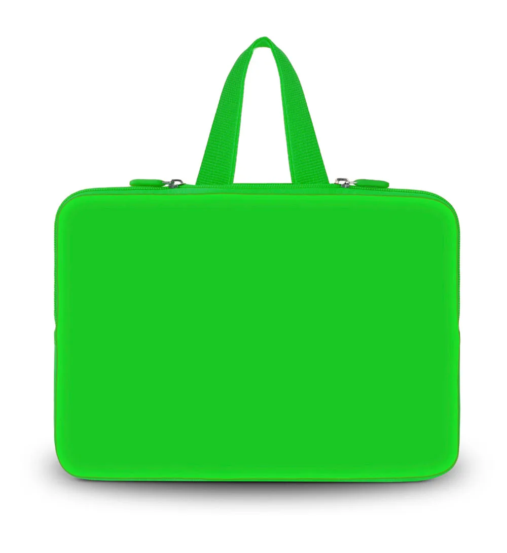 12" Green Notebook Laptop bag Sleeve case for 11.6 12 12.1 Macbook air pro retina printed