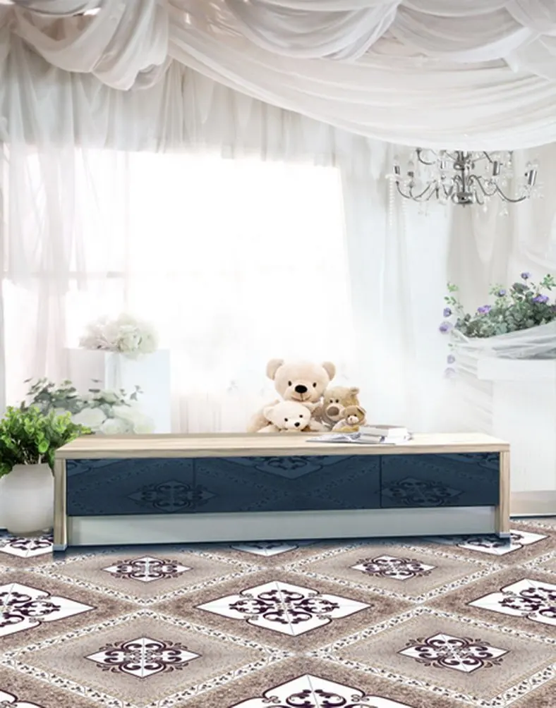 

5x7ft Flowers Living Room Cute Bear Photography Backdrops Photo Props Studio Background