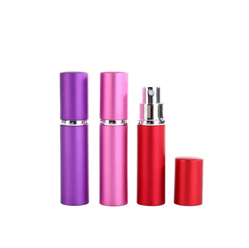 5 ml 미니 여행 리필 되나요 빈 향수 병 atomizer 알루미늄 화장품 컨테이너 lx1946