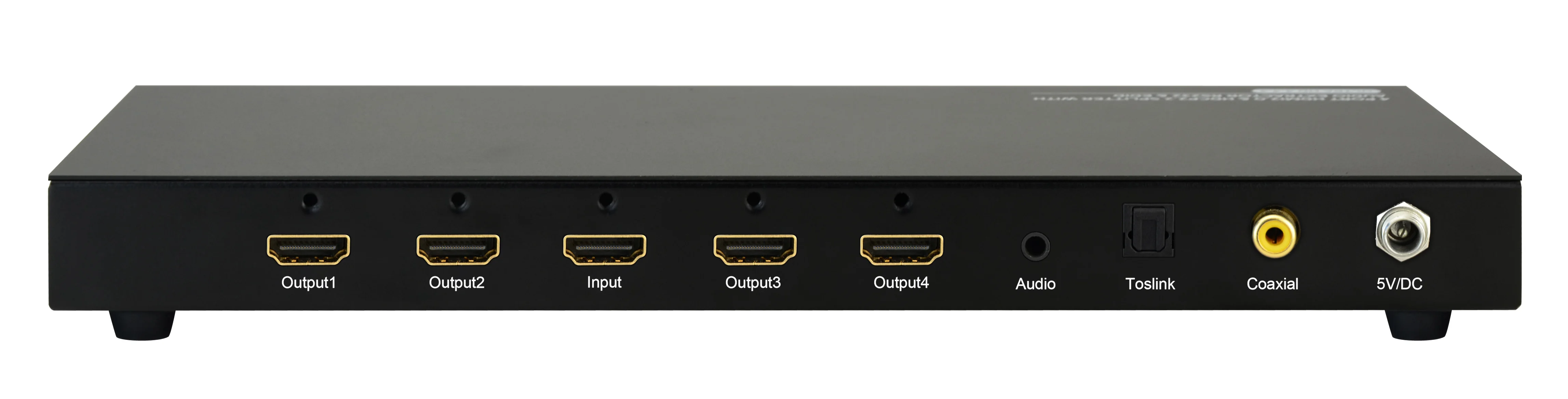 1X4 HDMI2.0&HDCP2.2 SPLITTER WITH EDID and RS232, AUDIO EXTRACTOR