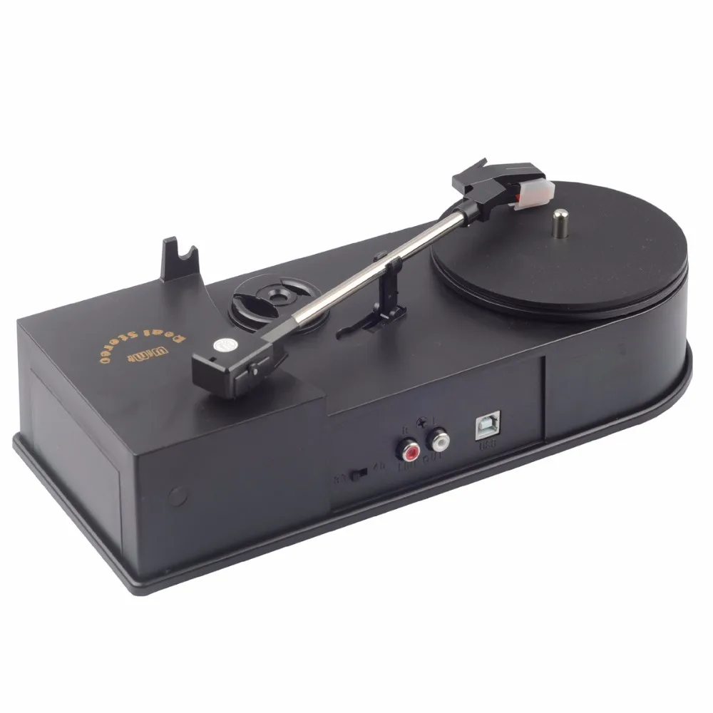 

2018 New USB Portable Mini Vinyl Turntable Audio Player Vinyl Turntable to MP3/WAV/CD Converter without the PC 33RPM C008