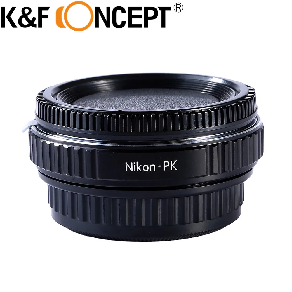 K&F Concept Lens Mount Adapter Ring for Nikon Lens to Pentax K PK Mount