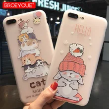 

Cute Cartoon Phone Cases For iPhone XS Max XR 7 8 Case Matte TPU Silicone Case For iPhone 5S SE 6 6s 7 8 Plus X XS Phone Cases
