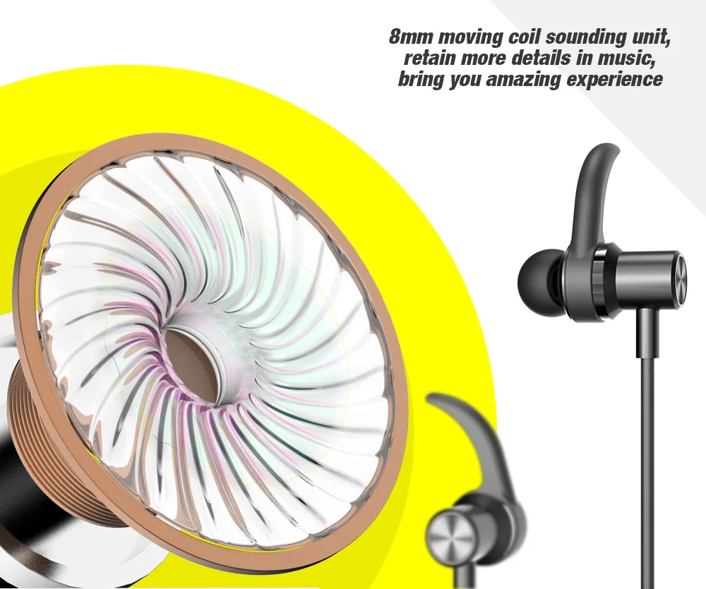 DACOM L15 Wireless Headphones Sports Bluetooth Earphone 5.0 Stereo IPX5 Waterproof Running Headset with Mic for iPhone Samsung