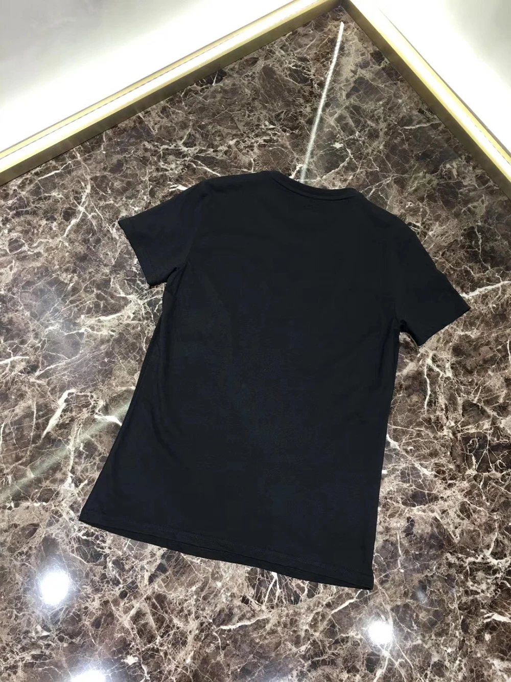 Skup DUYOU męskie projektant t shirty męskie z krótkim rękawem moda rhinestone duża czaszka koszulka męska męskie wysokiej jakości 100% koszulki bawełniane fzw070