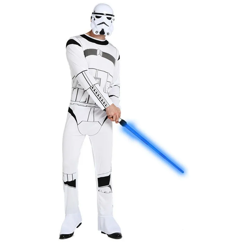 

Star Wars Storm Trooper The Force Awakens Darth Vader Cosplay Costume Black White Cloak Jedi Knight Adult Cape With Mask