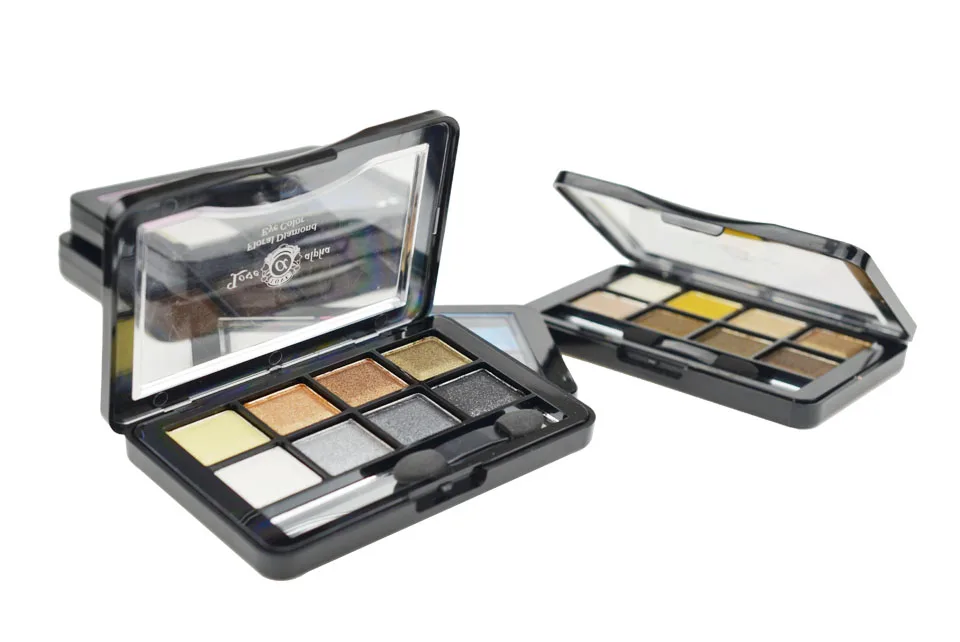 LOVE ALPHA Bright Diamond 8 Color Eye Shadow Palette Pigment Cosmetic Long Lasting Eyeshadow Palette Matte Diamond Eyes Makeup (6)