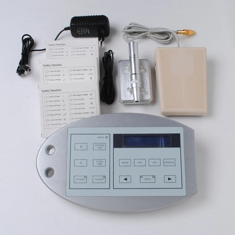 

Hot Makeup Tattoo Sets Permanent Makeup Eyebrow Machine Power Supply kit Eyebrow Tattoo Controller Set