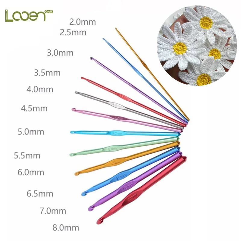 Online Looen Häkeln Haken Set Cut Tier Ergonomische Garne Häkeln Stricken Nadel Schere Nähen Set Zubehör DIY Nadel Kunst Handwerk