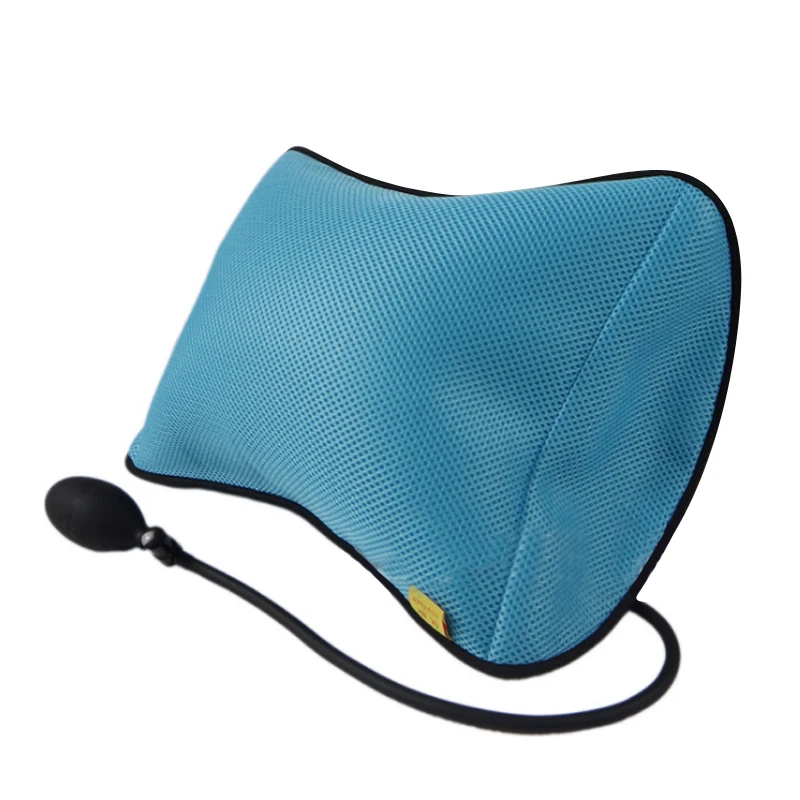 Tcare Portable Inflatable Lumbar Support Massage Pillows - Orthopedic Design for Back Pain Relief -