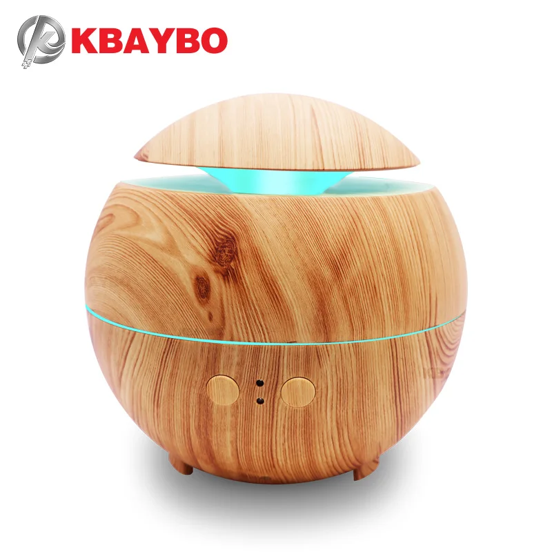 

600ml Aroma Essential Oil Diffuser Ultrasonic Cool Mist Humidifier Air Purifier 7 Color Change LED Night light for Office Home