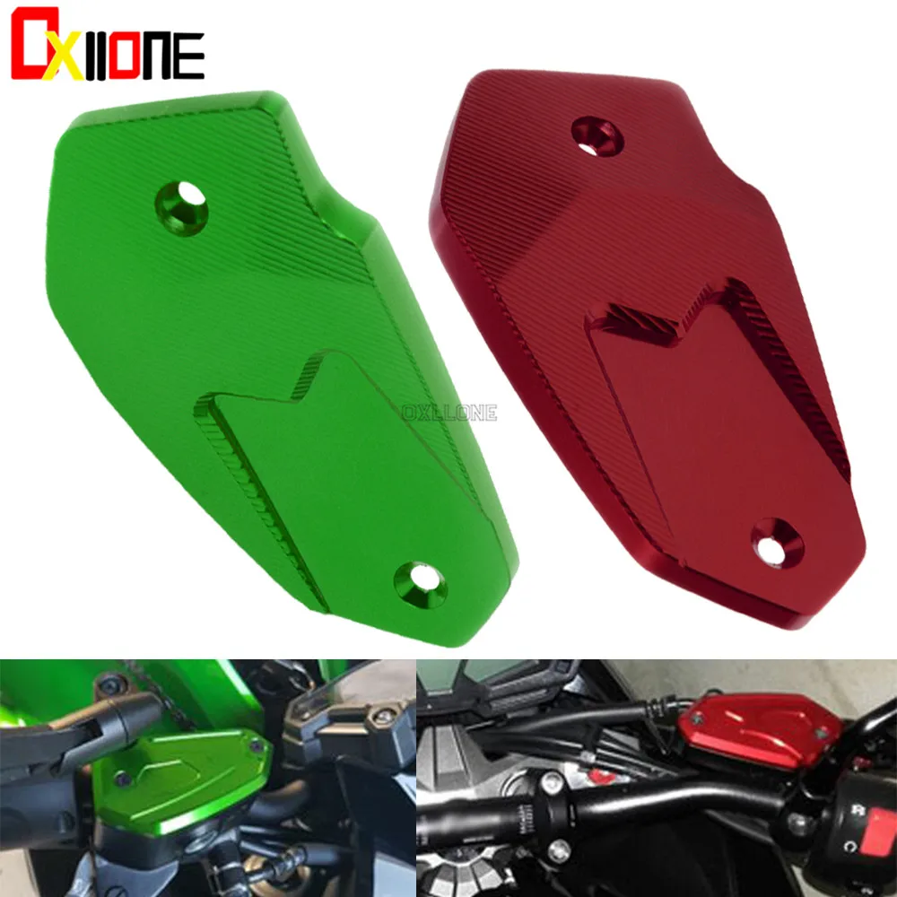 

Motorcycle CNC Brake Fluid Oil Reservoir Cap cover For Kawasaki Z800 2013-2016 2014 2015 ER6N ER6F VERSYS 650 ninja650