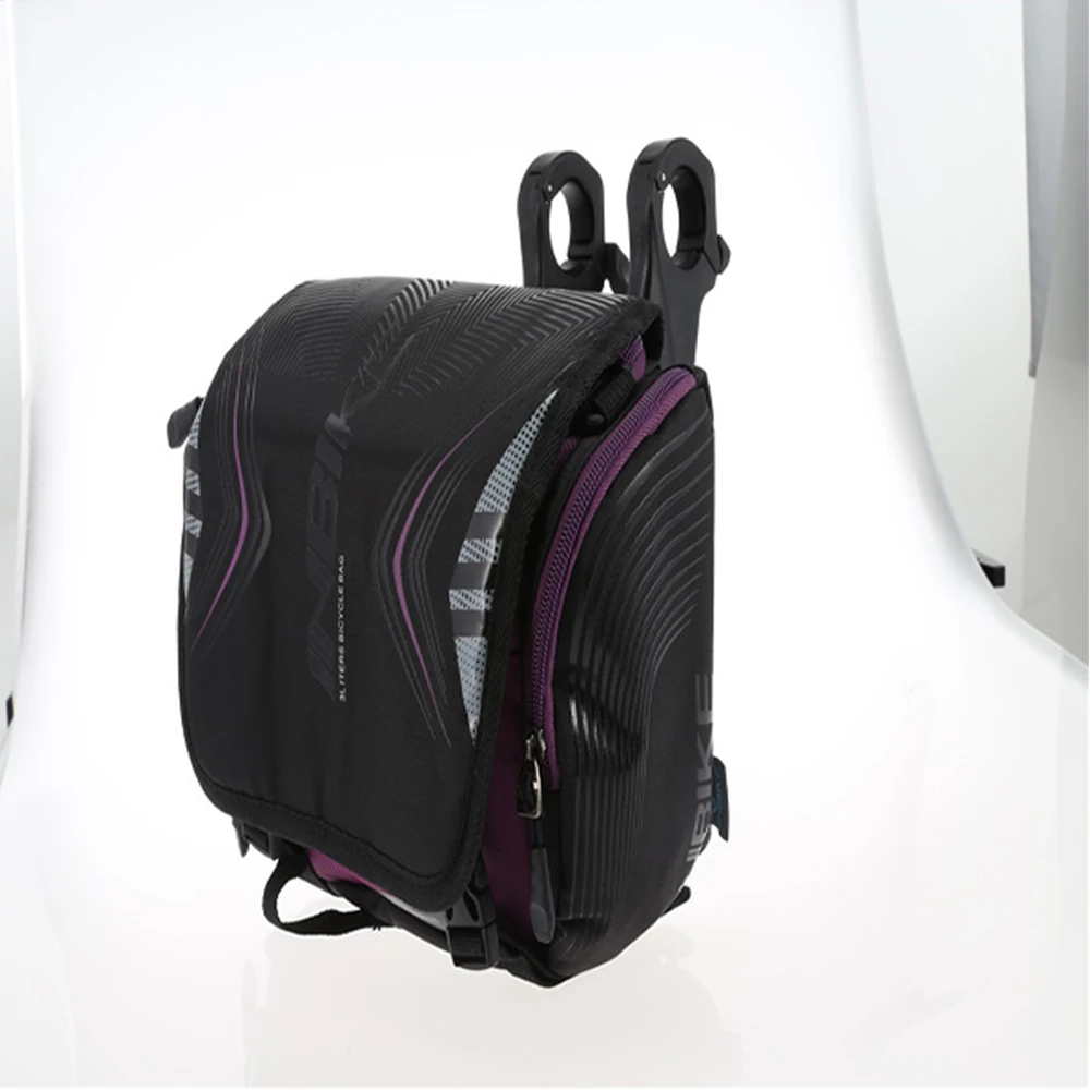 Perfect INBIKE Bicycle Handlebar Bag Bike Front Pannier Basket Hanging Bag with Waterproof Cover Bike Handlebar Pack Bicycle Accessories 3