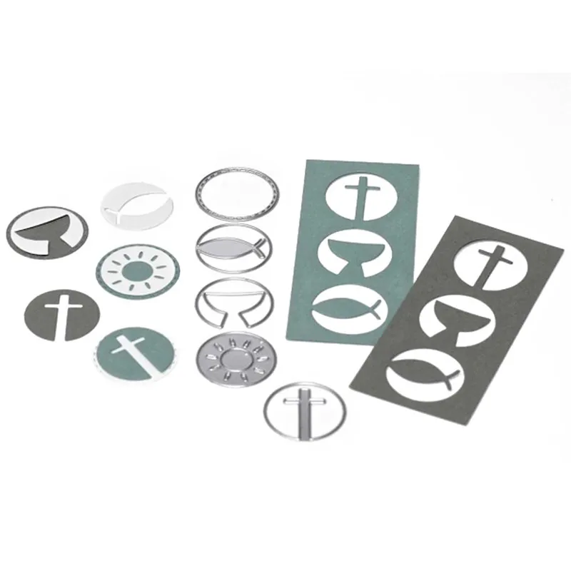 

Naifumodo 1 Pcs/lot Metal Cutting Dies Scrapbooking for Card Making DIY Embossing Cuts New Craft Die Round Decoration