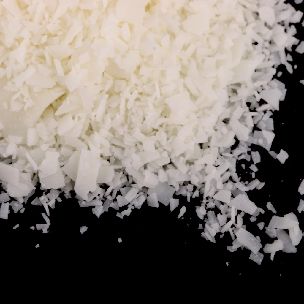 500g 100% Pure Natural Soy Wax Flakes + 20cm Pre Waxed Candle Wicks Low Smoke for Candle Making Tealight Candles Craft DIY