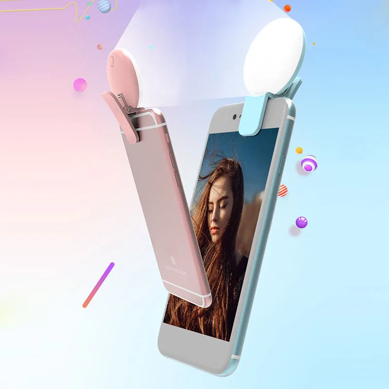 ZINUO селфи кольцо свет портативный Clip-on Selfie вспышка светодиодный ...